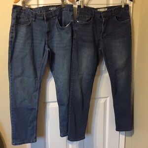 - Set 1 stitches and rivets 1 lzod men jeans size 34